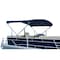 Eevelle Summerset Premium Bimini Top Kit w/ Hardware and Frame - Height 54in SS-544B96-NVY - alternate 1
